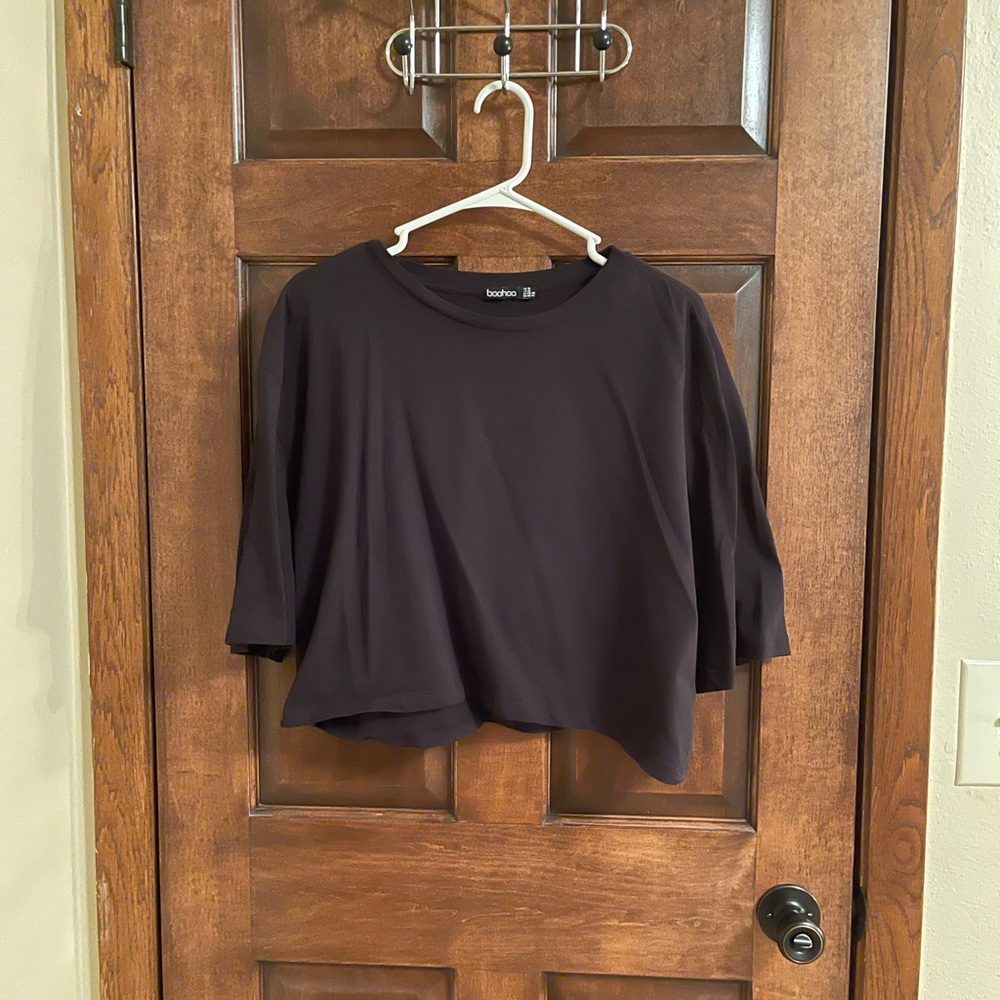 Plain black shirt